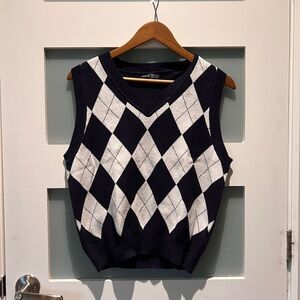 Dark blue sleeveless sweater - size M